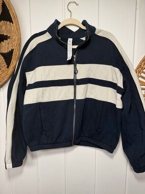 Women's Steady State Oversized Funnel Full Zip
Stripe